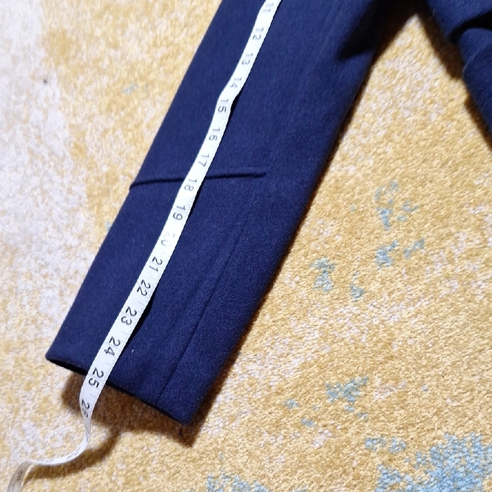 Navy Double-Breasted Coat - Picture 9 of 11